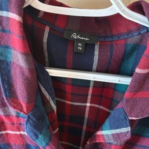 Reitmans Multicolor Plaid Shirt XL